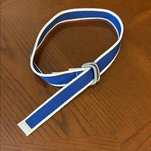 Janie and Jack Blue and White Kids Belt